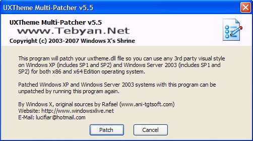 Uxtheme Multi-patcher 5.5