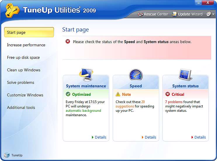 TuneUp Utilities2009-8,0,1100