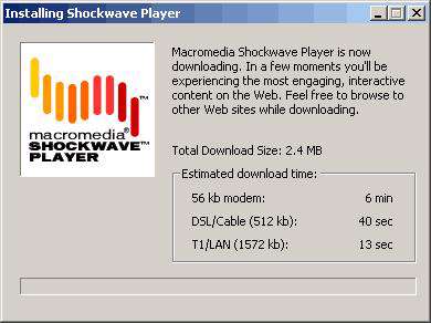 Adobe Shockwave Last Version
