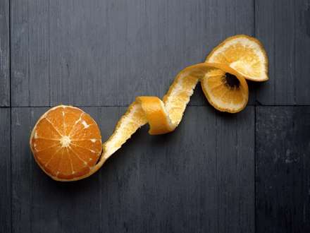 پرتقال پوست کنده شده