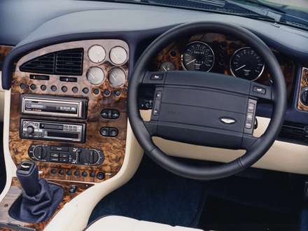 نماي سيستم فرمان و دنده اتومبيل استون مارتين- Vantage -1992 V8-