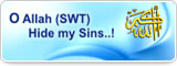 O Allah (SWT) Hide my Sins..!