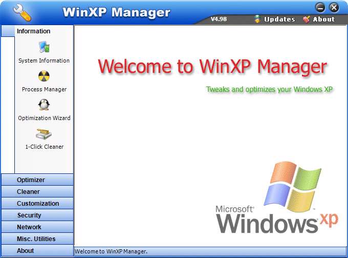 WinXP Manager v5.0.0
