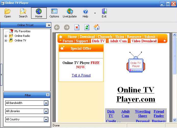 Online TV Player 3.0.930