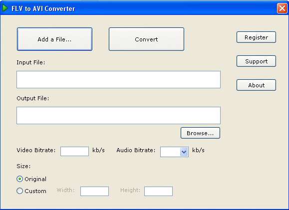 ZZZ FLV to AVI Converter 1.1