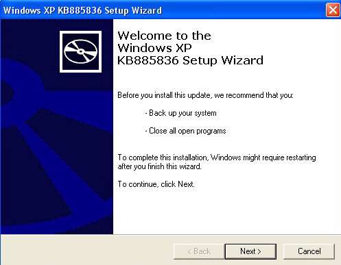 Windows XP SP2 Security Updates From MS04-041 to MS07-27