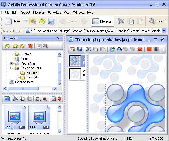 Axialis Professional Screen Saver Producer 3.6