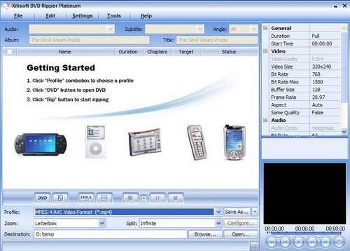 Xilisoft DVD Ripper Platinum 4.0.82.0706