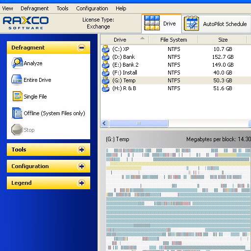 Raxco PerfectDisk 8.0 Build 64 Workstation