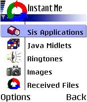 InstantMe v2.0 SymbianOS