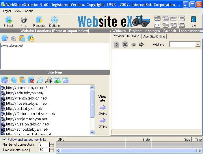 Website Extractor v9.60