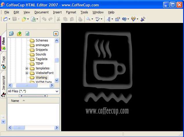 CoffeeCup HTML Editor 2007 v10.0.0.210