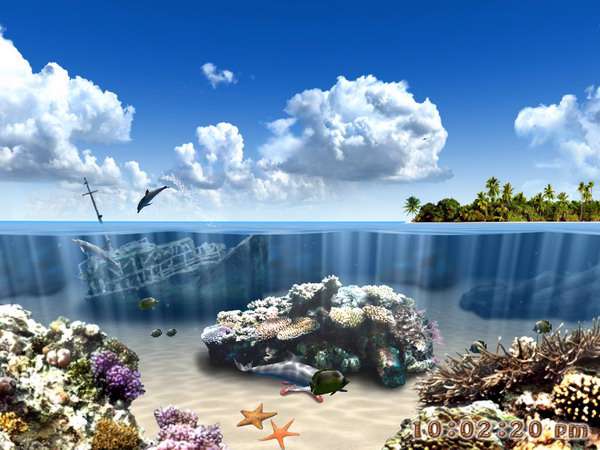 Living Dolphins 3D Screensaver 1.0