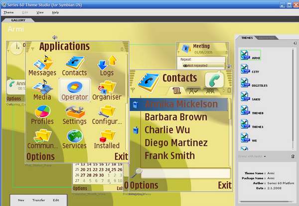 Nokia Series 60 Theme Studio v3.0