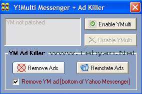 Y!Multi Messenger + Ad Killer 8.x and 9.x