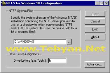 NTFS for Windows 98