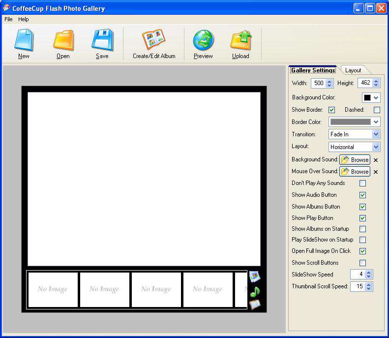 CoffeeCup Flash Photo Gallery v.5.6