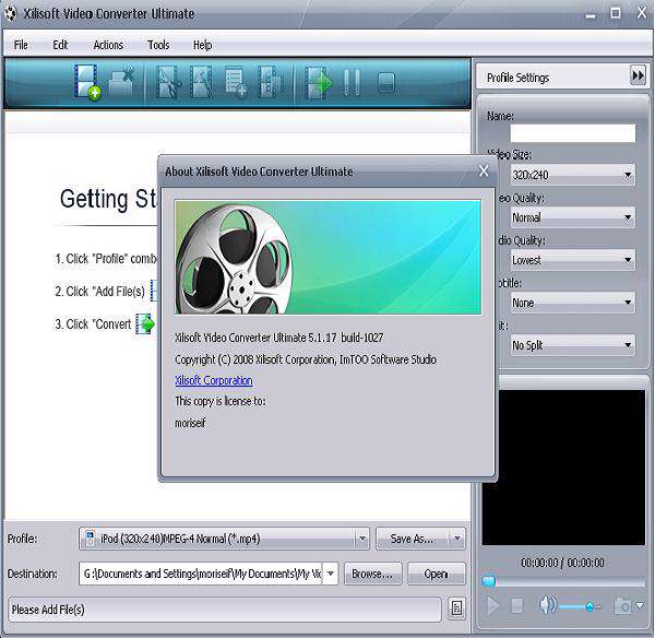 Xilisoft Video Converter Ultimate 5.0 2008