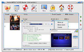 Aurora MPEG To DVD Burner 5.2.19