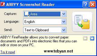 ABBYY Screenshot Reader 9.0.0.1051