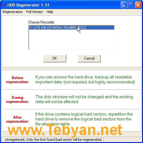 Portable HDD Regenerator 1.61