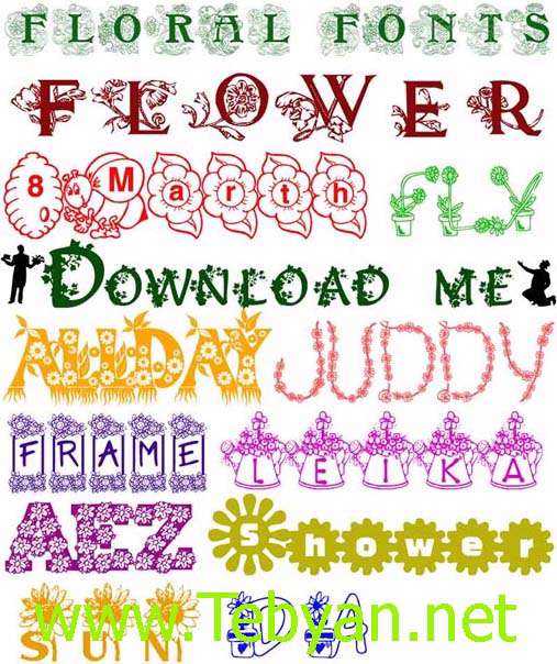 Flower Love Fonts