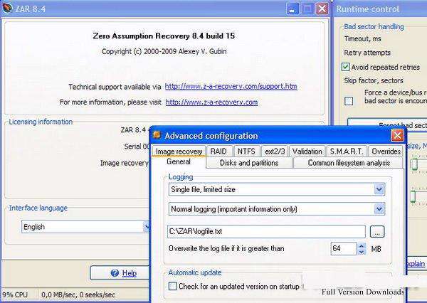 Zero Assumption Recovery