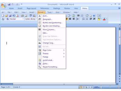  Classic Menu for Office 2007