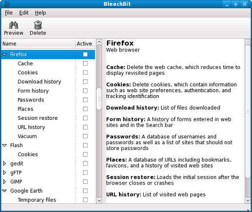 BleachBit 0.7.3