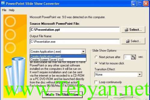 PowerPoint Slide Show Converter 3.2.0.1