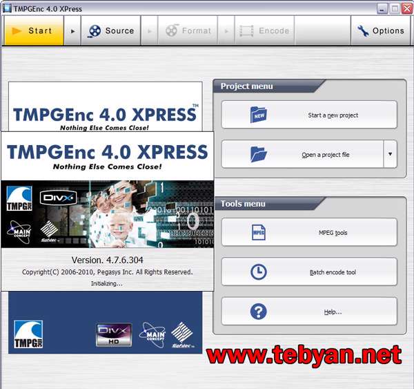 TMPGEnc XPress Retail Version 4.7.6.304