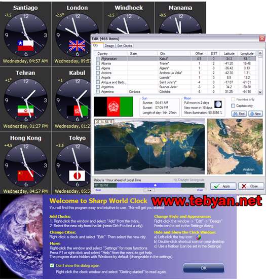 Sharp World Clock 4.83