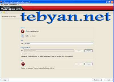 Ashampoo MyAutoplay Menu