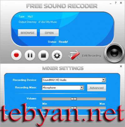 Free Sound Recorder 2010