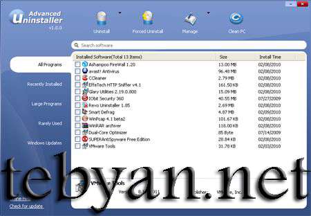 IObit Uninstaller 1.1