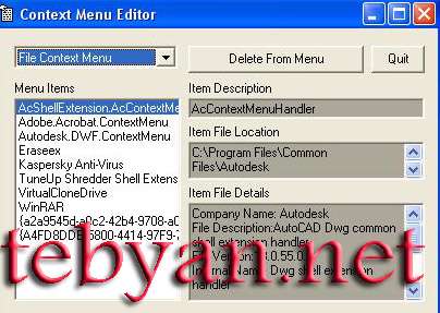 Context Menu Editor 1