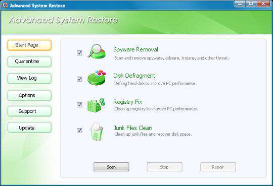 Portable Advanced System Restore 2.0