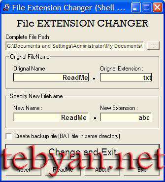 File Extension Changer 3.3