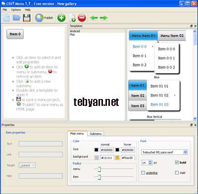 CSS3 Menu 1.0