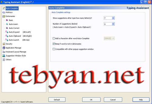 Typing Assistant 6.0