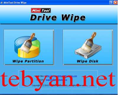 Free Disk Wipe   MiniTool Drive Wipe