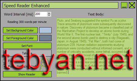 Speed Reader Enhanced 1.4