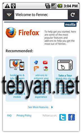 Mozilla Fennec v1.9.3