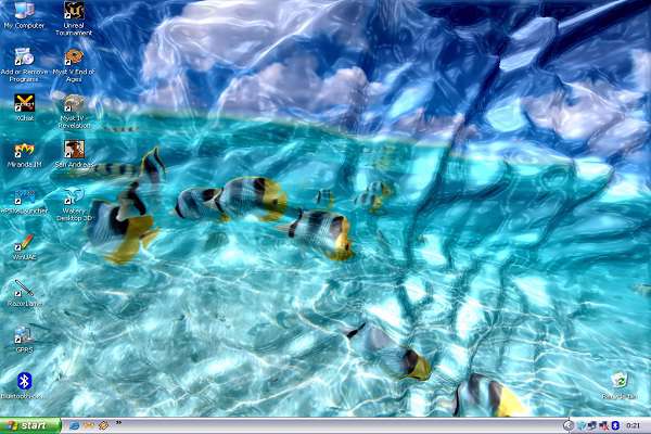 Portable Watery Desktop 3D ScreenSaver v3.5.2.0