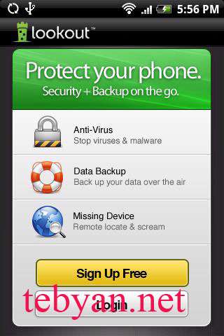 Lookout Mobile Security v5.5