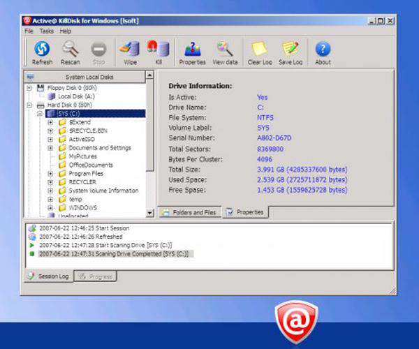 Active@ KillDisk for Windows 5.2 Build 5.2.3