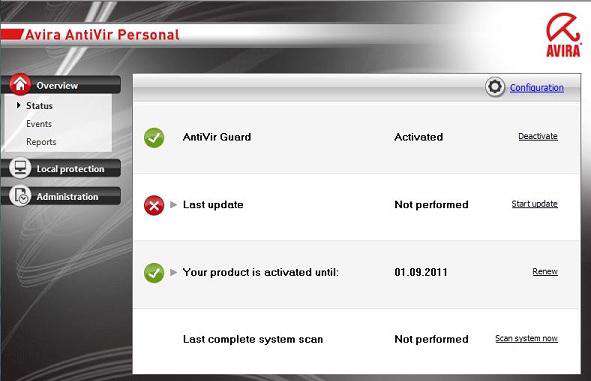 AVIRA 10 Portable