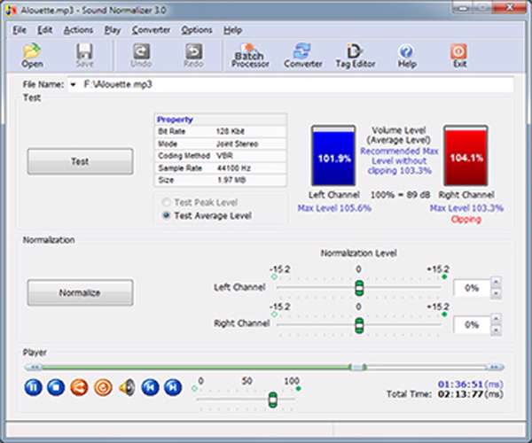 Sound Normalizer 3.3