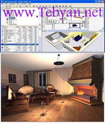 طراحی دکوراسیون خانه Sweet Home 3D V3.1