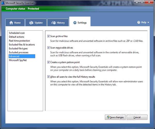 Microsoft Security Essentials 2.1.116.0